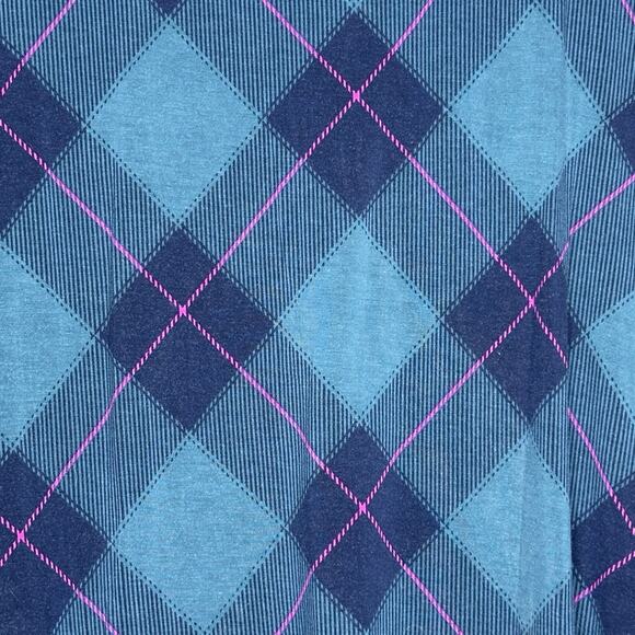 Soma Cool Nights Short Sleeve Sleepshirt Plaid Large Gown - Picture 5 of 7